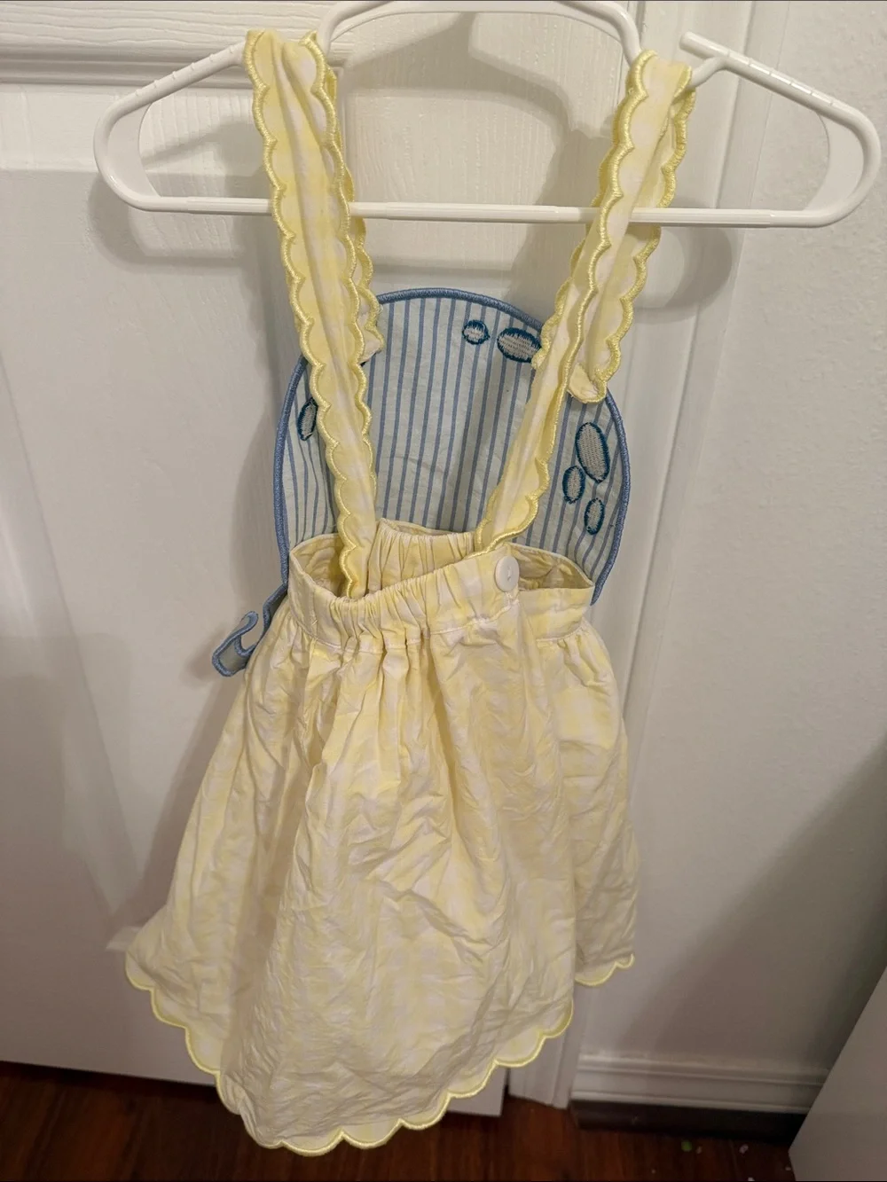 Yellow Jellyfish Applique Sundress for Girls